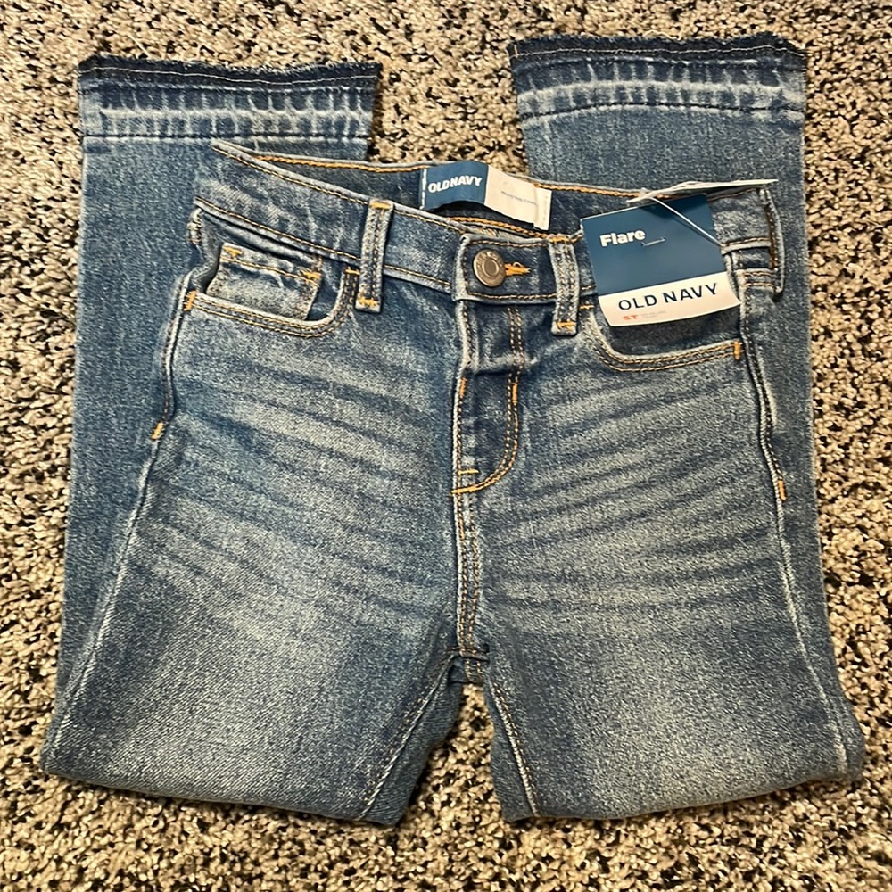 5T girls flare jeans